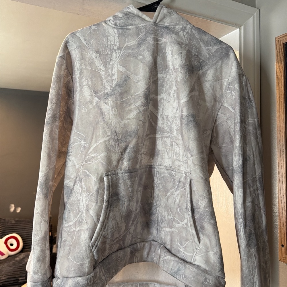Gray Camouflage Hoodie
